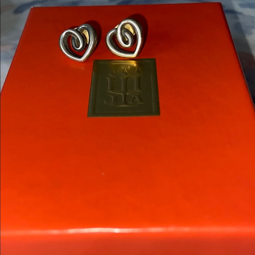 COPY - James Avery  sterling silver heart stud ea…